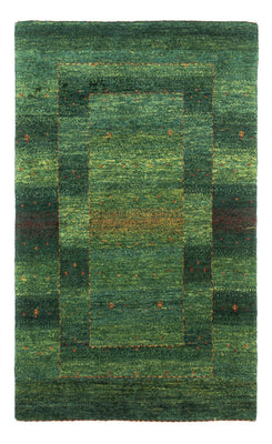 Tapis Gabbeh - Loribaft Persan - 123 x 79 cm - vert