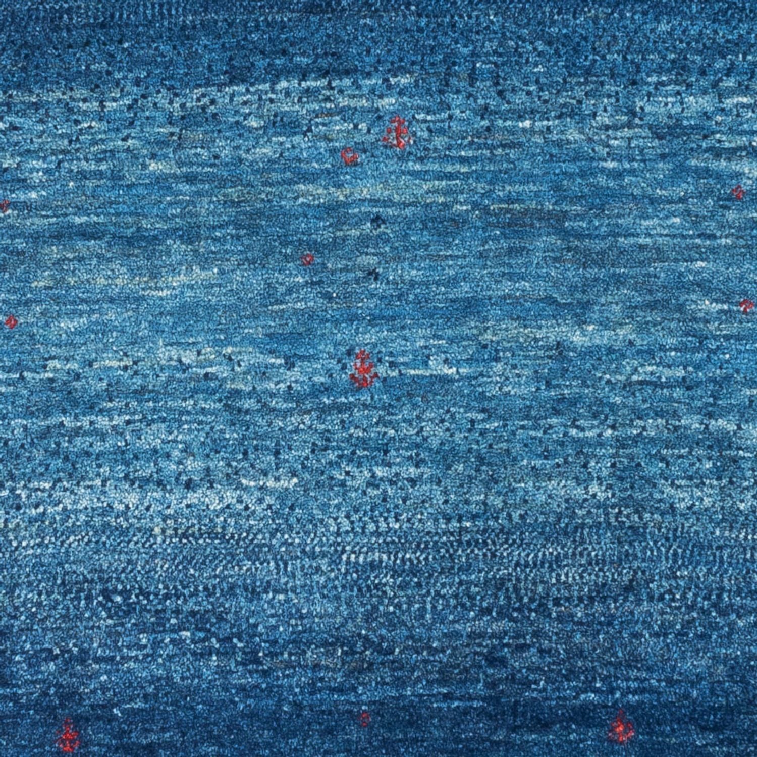 Tapis Gabbeh - Loribaft Persan - 137 x 83 cm - bleu