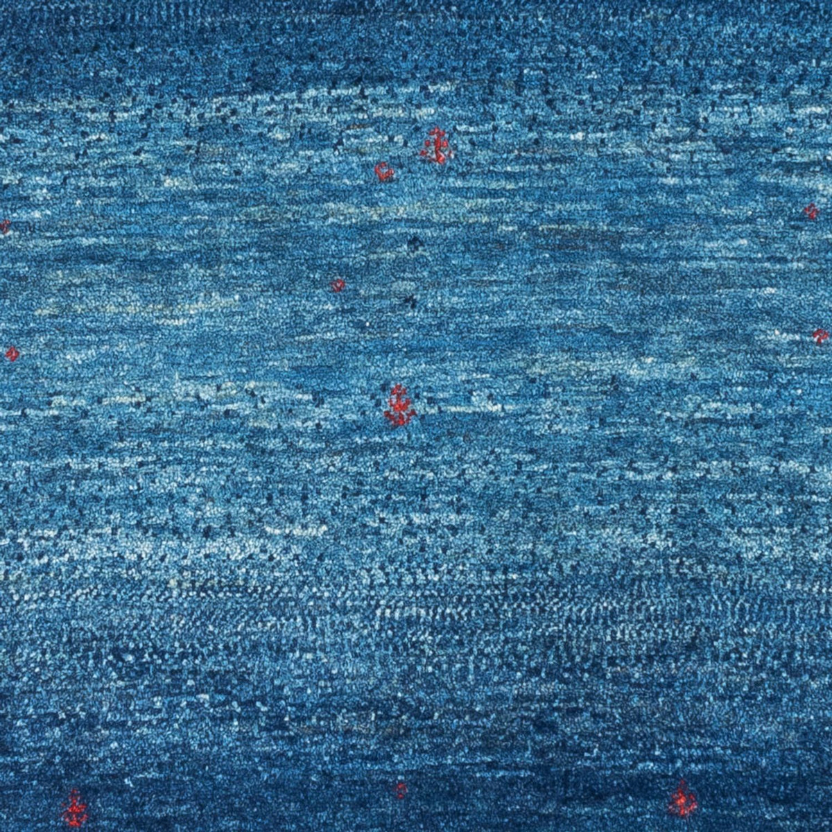 Tapis Gabbeh - Loribaft Persan - 137 x 83 cm - bleu