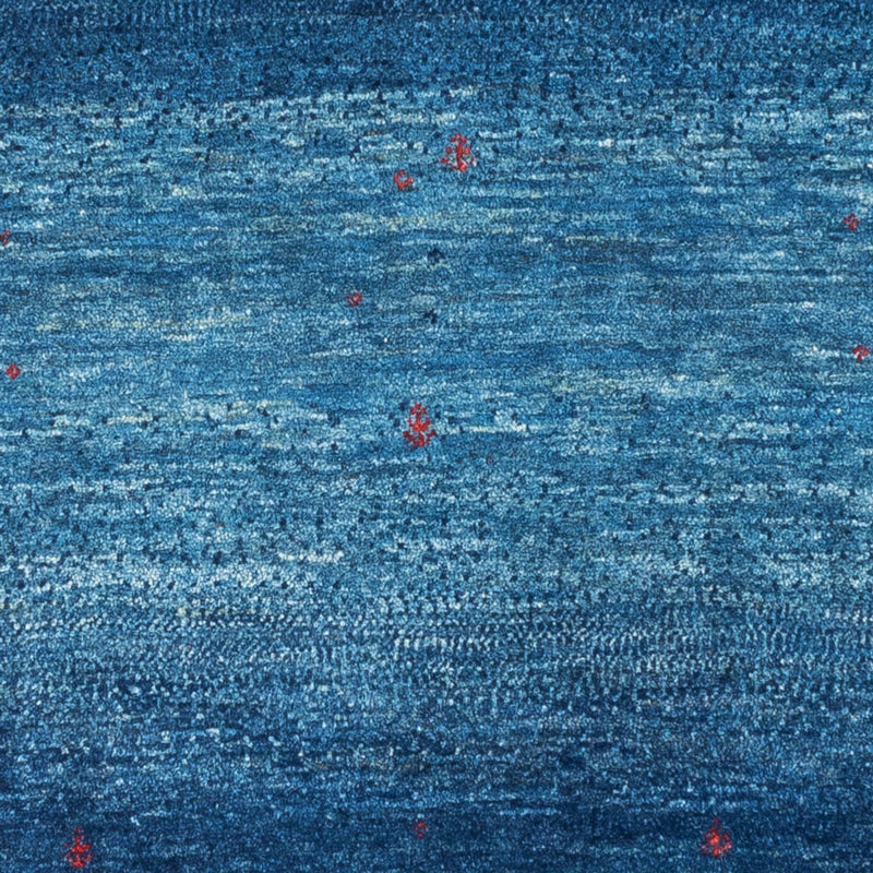 Tapis Gabbeh - Loribaft Persan - 137 x 83 cm - bleu