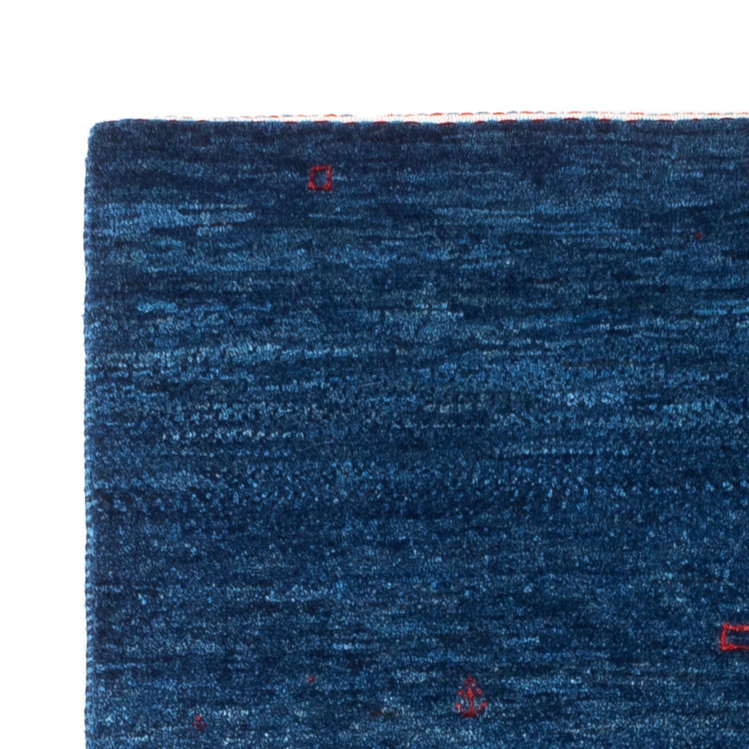 Tapis Gabbeh - Loribaft Persan - 137 x 83 cm - bleu