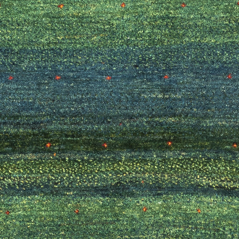 Tapis Gabbeh - Loribaft Persan - 121 x 80 cm - vert
