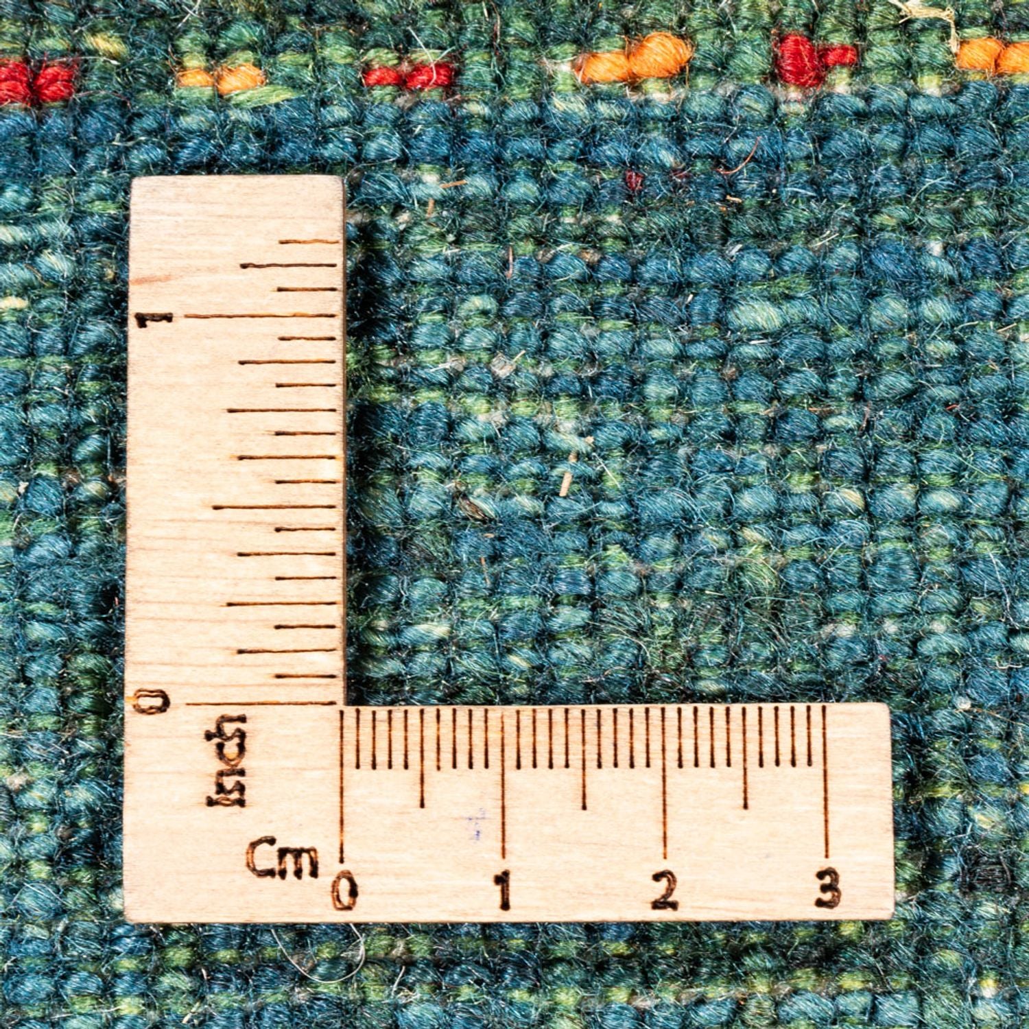 Tapis Gabbeh - Loribaft Persan - 121 x 80 cm - vert