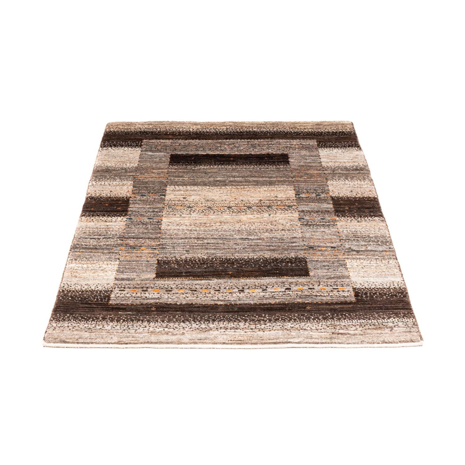 Tapis Gabbeh - Loribaft Persan - 122 x 84 cm - gris