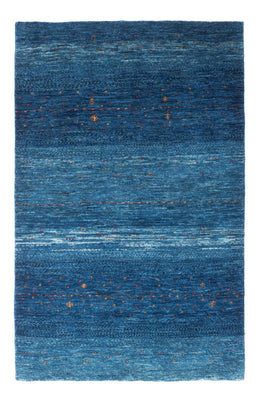 Tapis Gabbeh - Loribaft Persan - 132 x 84 cm - bleu