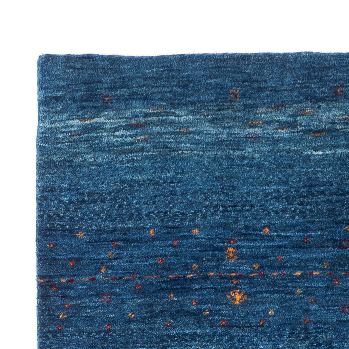 Tapis Gabbeh - Loribaft Persan - 132 x 84 cm - bleu