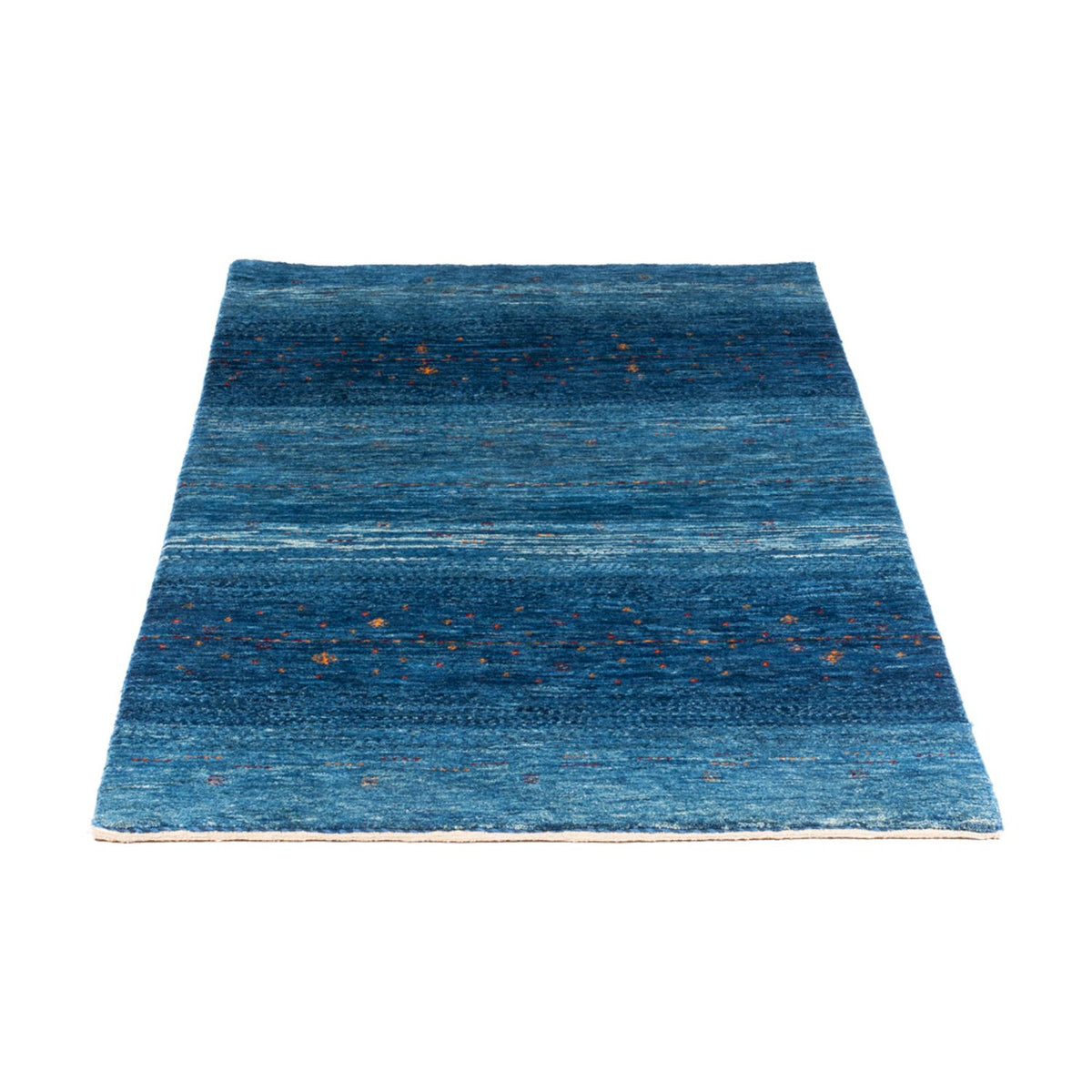 Tapis Gabbeh - Loribaft Persan - 132 x 84 cm - bleu