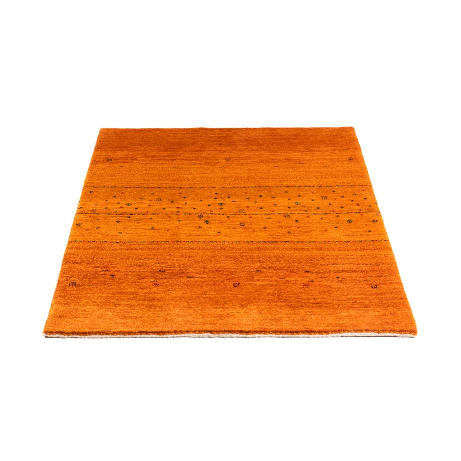 Tapis Gabbeh - Loribaft Persan - 101 x 80 cm - or
