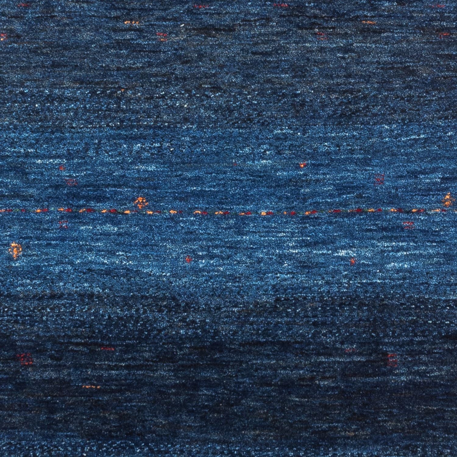 Tapis Gabbeh - Loribaft Persan - 132 x 83 cm - bleu