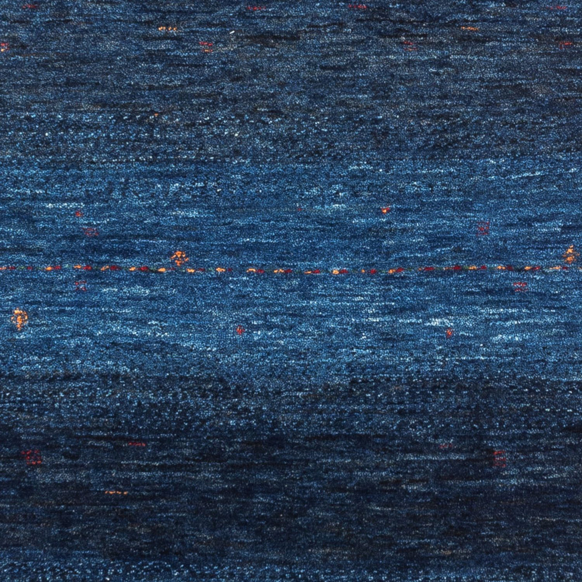 Tapis Gabbeh - Loribaft Persan - 132 x 83 cm - bleu
