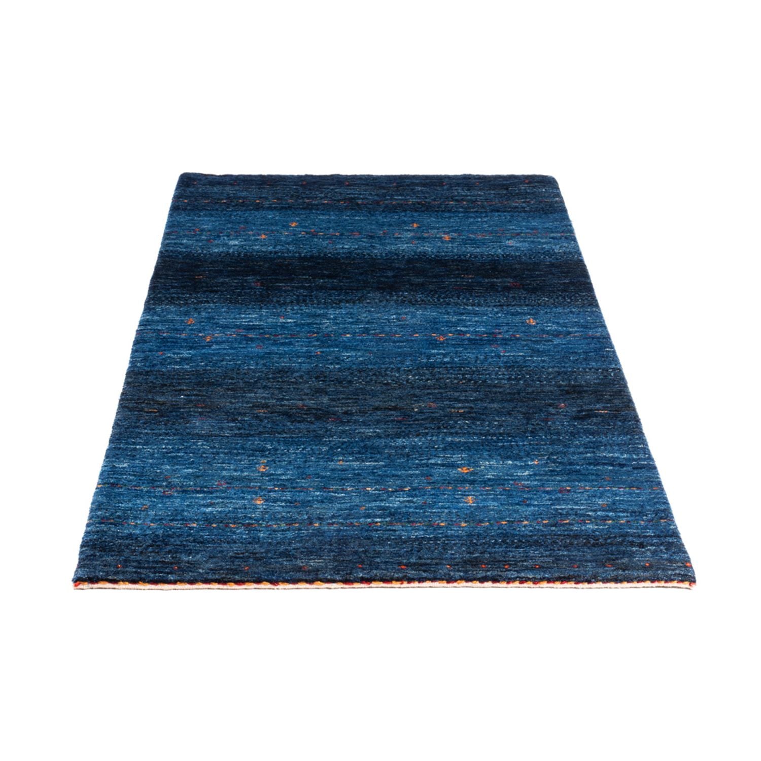 Tapis Gabbeh - Loribaft Persan - 132 x 83 cm - bleu