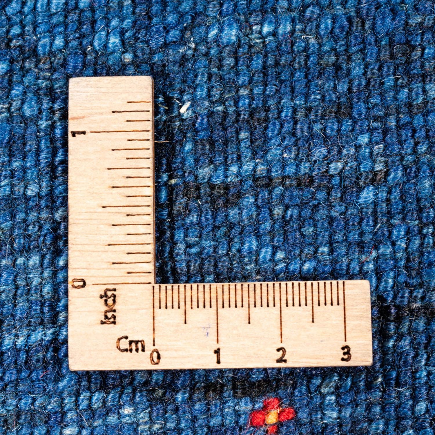 Tapis Gabbeh - Loribaft Persan - 132 x 83 cm - bleu