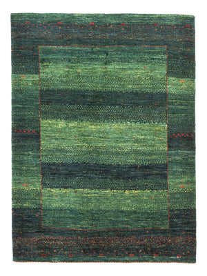 Tapis Gabbeh - Loribaft Persan - 110 x 86 cm - vert