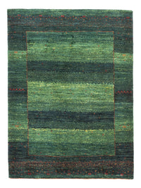 Tapis Gabbeh - Loribaft Persan - 110 x 86 cm - vert