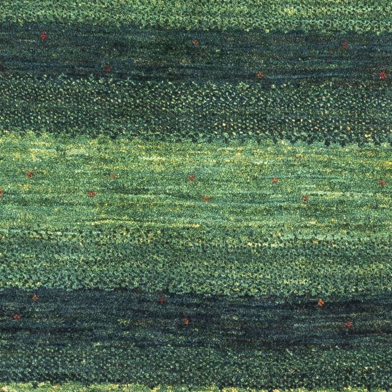 Tapis Gabbeh - Loribaft Persan - 110 x 86 cm - vert
