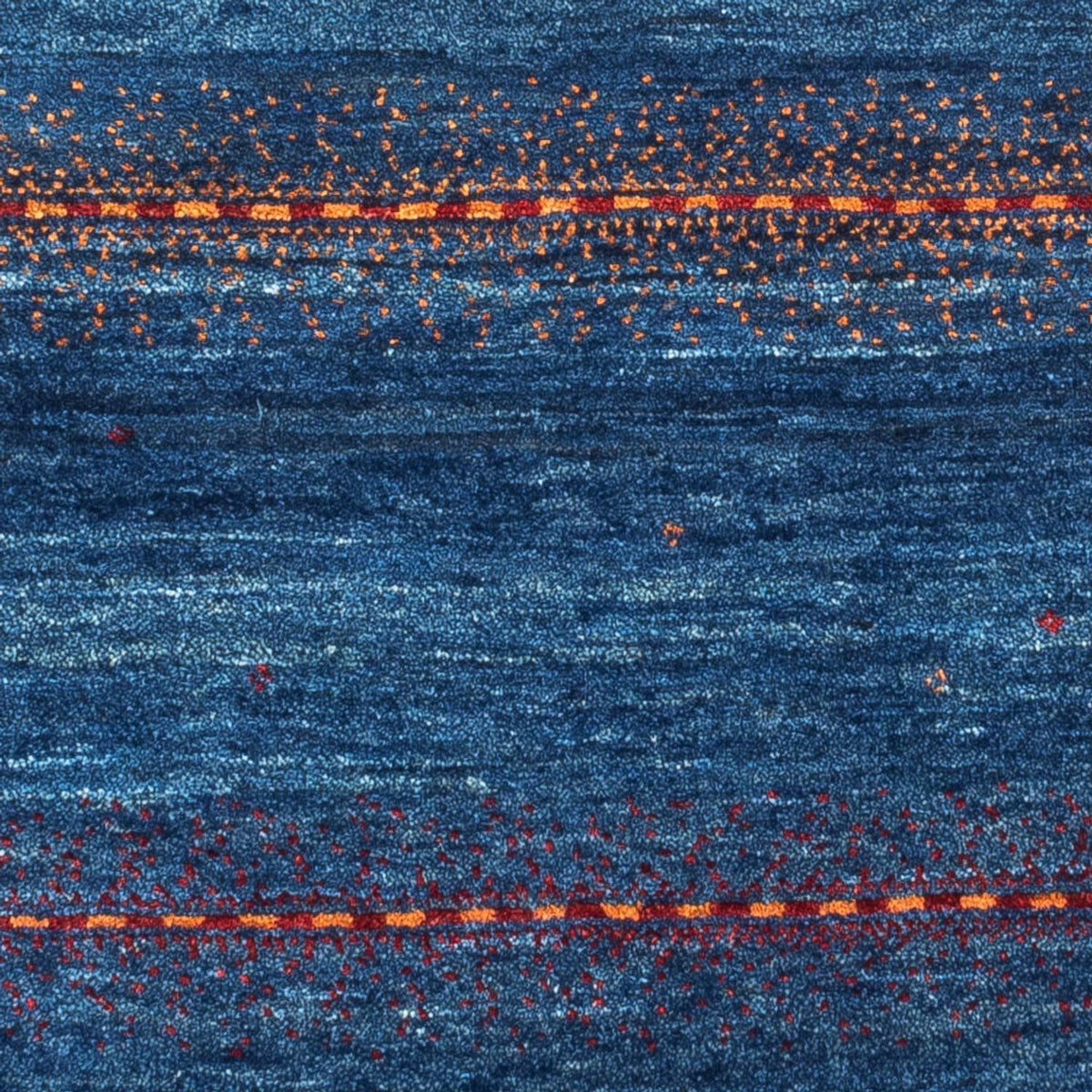 Tapis Gabbeh - Loribaft Persan - 136 x 85 cm - bleu