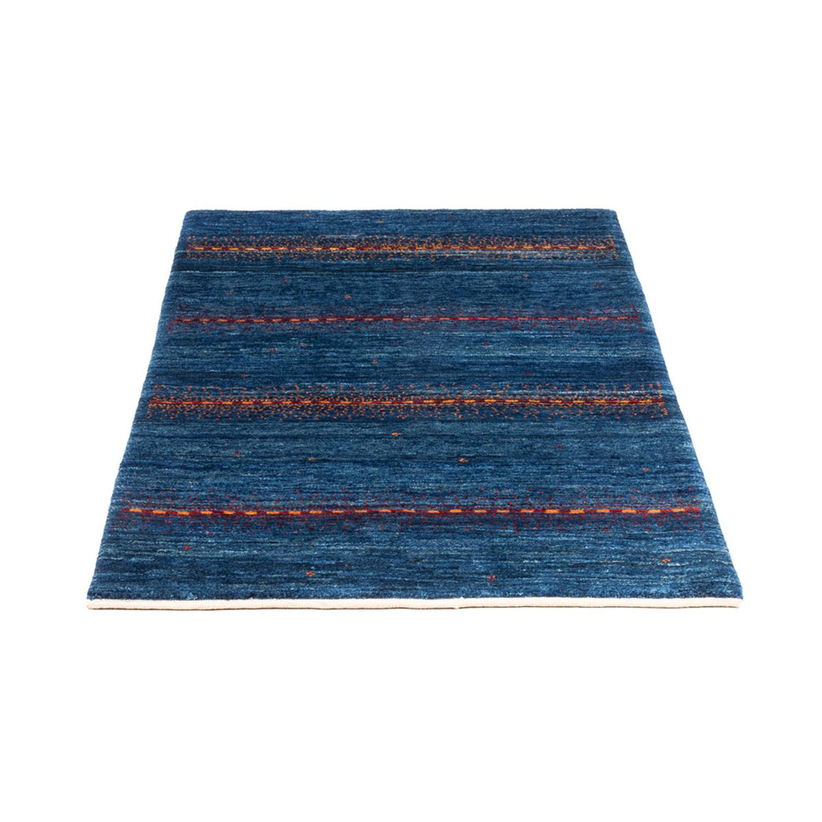 Tapis Gabbeh - Loribaft Persan - 136 x 85 cm - bleu