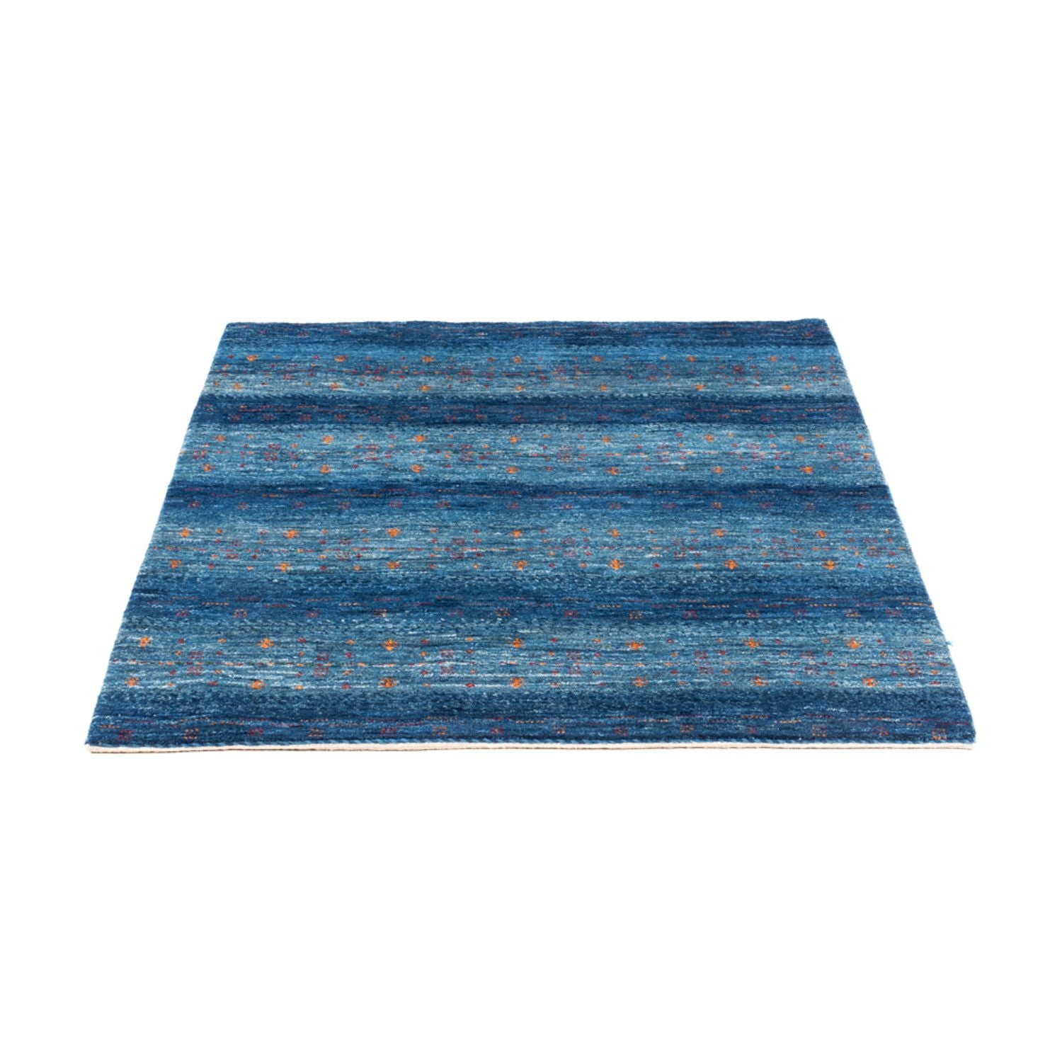 Tapis Gabbeh - Loribaft Persan - 112 x 100 cm - bleu