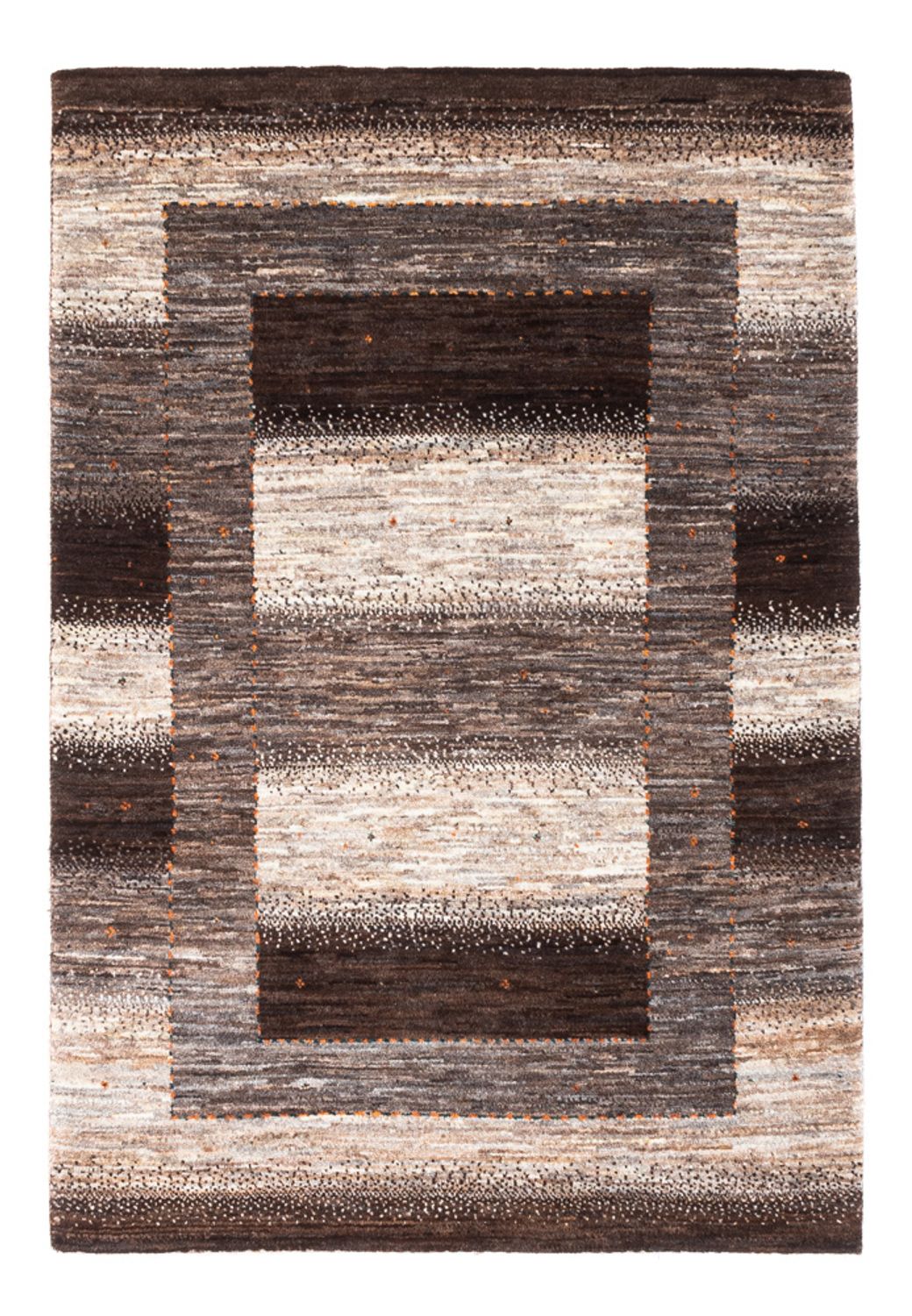 Tapis Gabbeh - Loribaft Persan - 123 x 84 cm - gris
