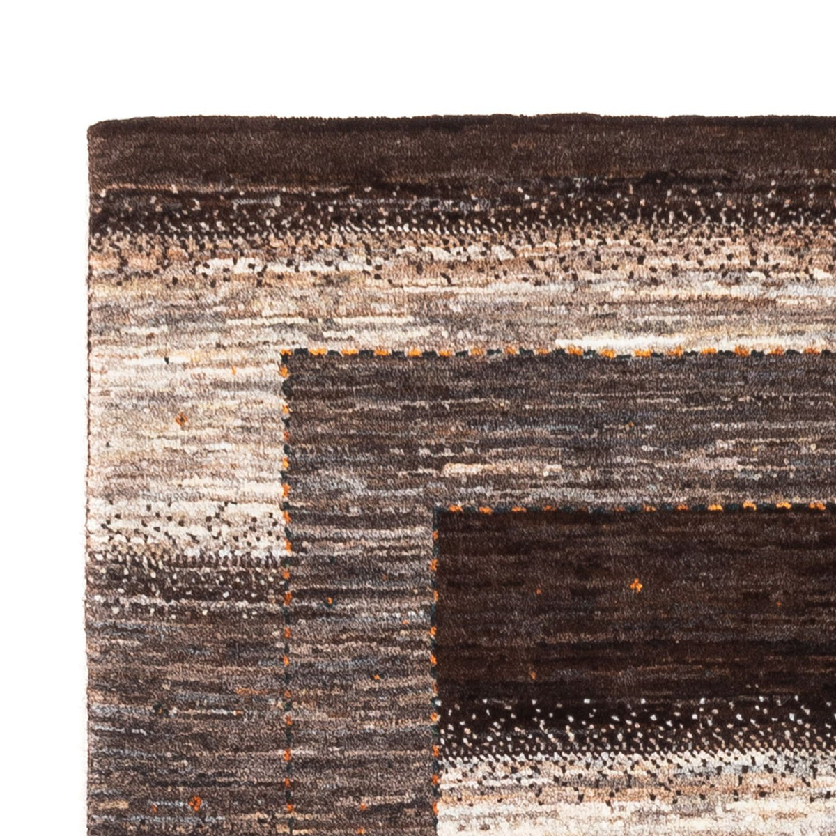 Tapis Gabbeh - Loribaft Persan - 123 x 84 cm - gris