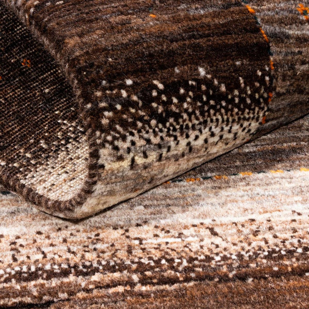 Tapis Gabbeh - Loribaft Persan - 123 x 84 cm - gris