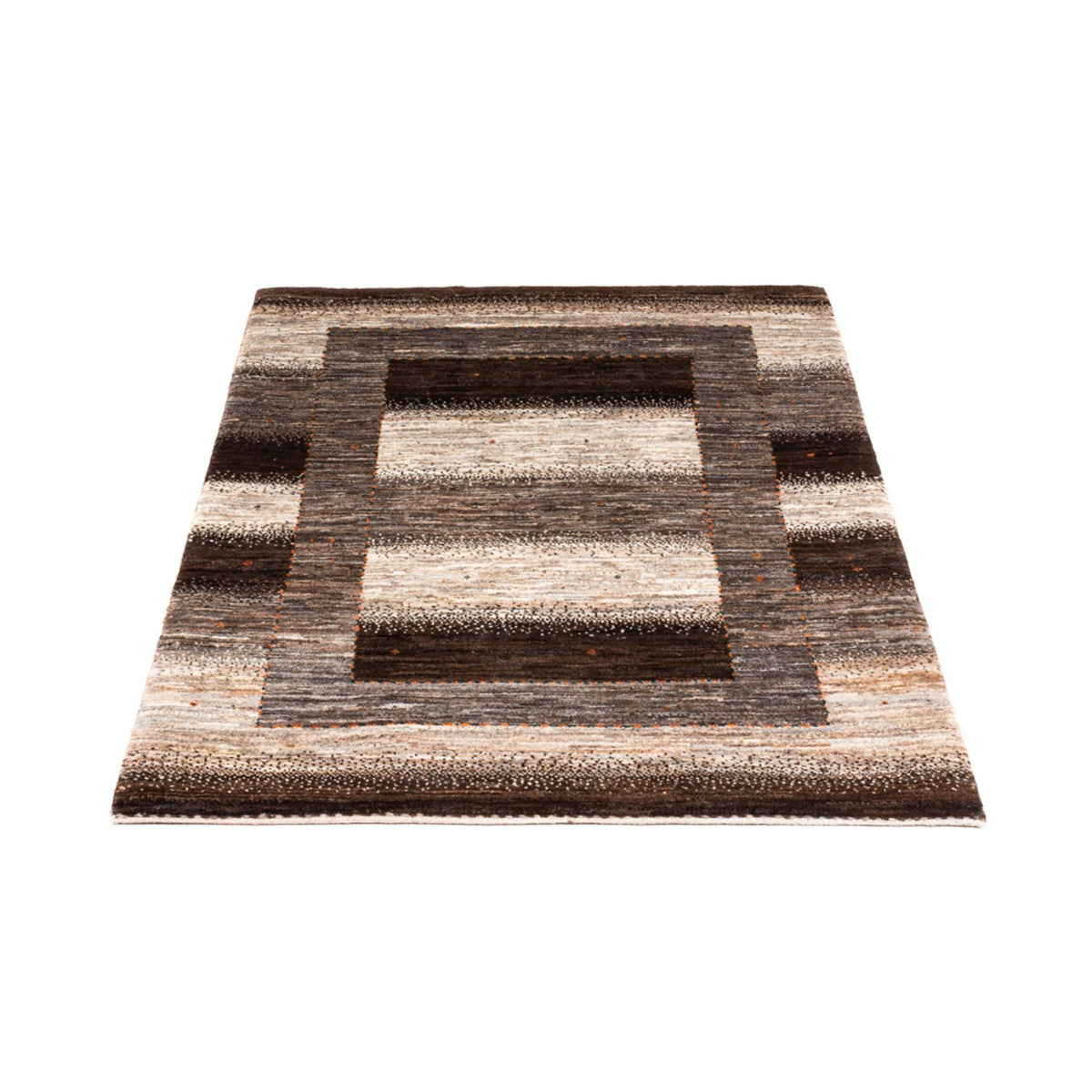 Tapis Gabbeh - Loribaft Persan - 123 x 84 cm - gris