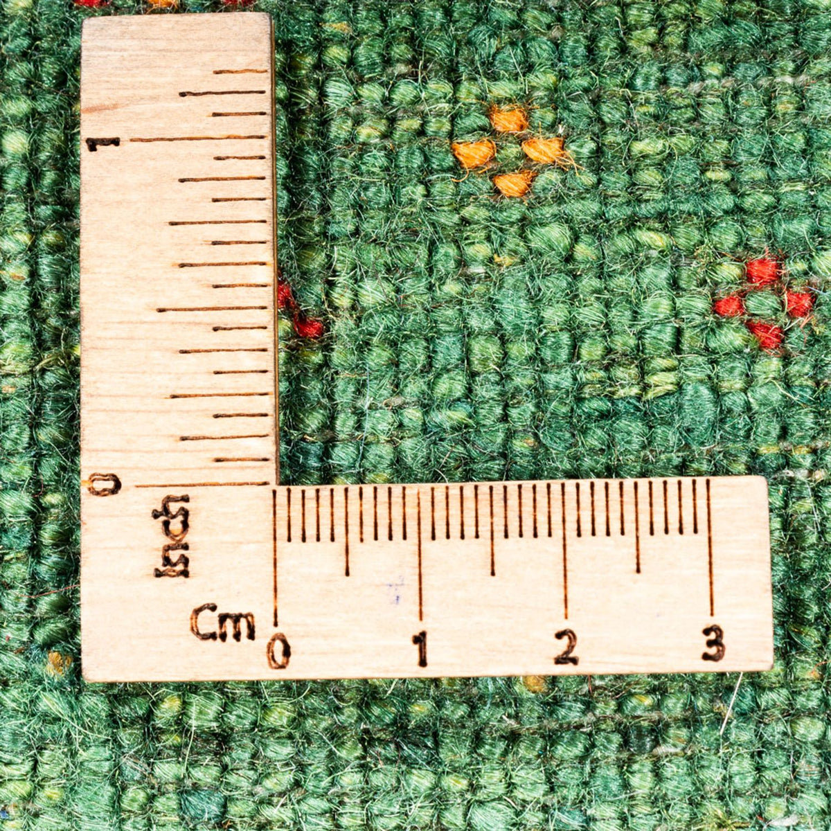 Tapis Gabbeh - Loribaft Persan - 162 x 91 cm - vert