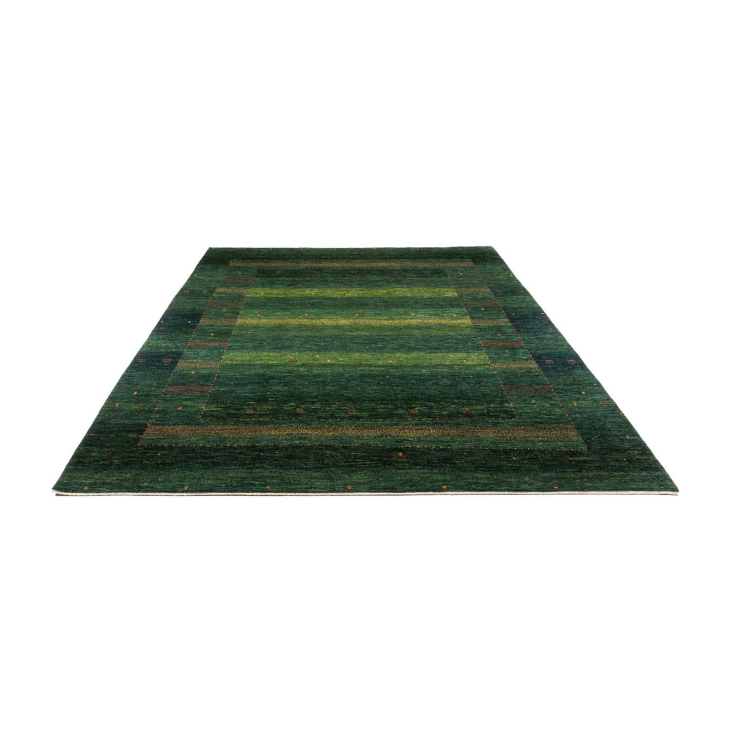 Tapis Gabbeh - Loribaft Persan - 314 x 233 cm - vert