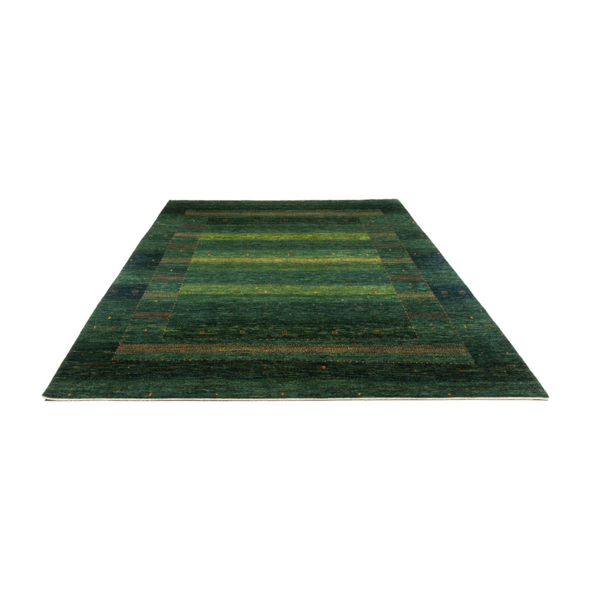 Tapis Gabbeh - Loribaft Persan - 314 x 233 cm - vert