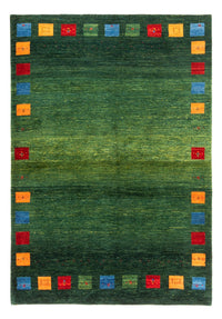 Tapis Gabbeh - Loribaft Persan - 246 x 176 cm - vert
