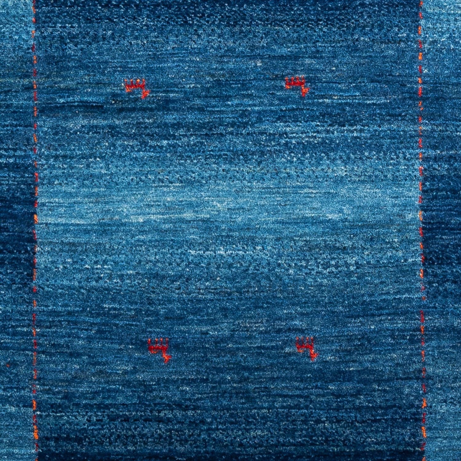 Tapis Gabbeh - Loribaft Persan - 181 x 128 cm - bleu