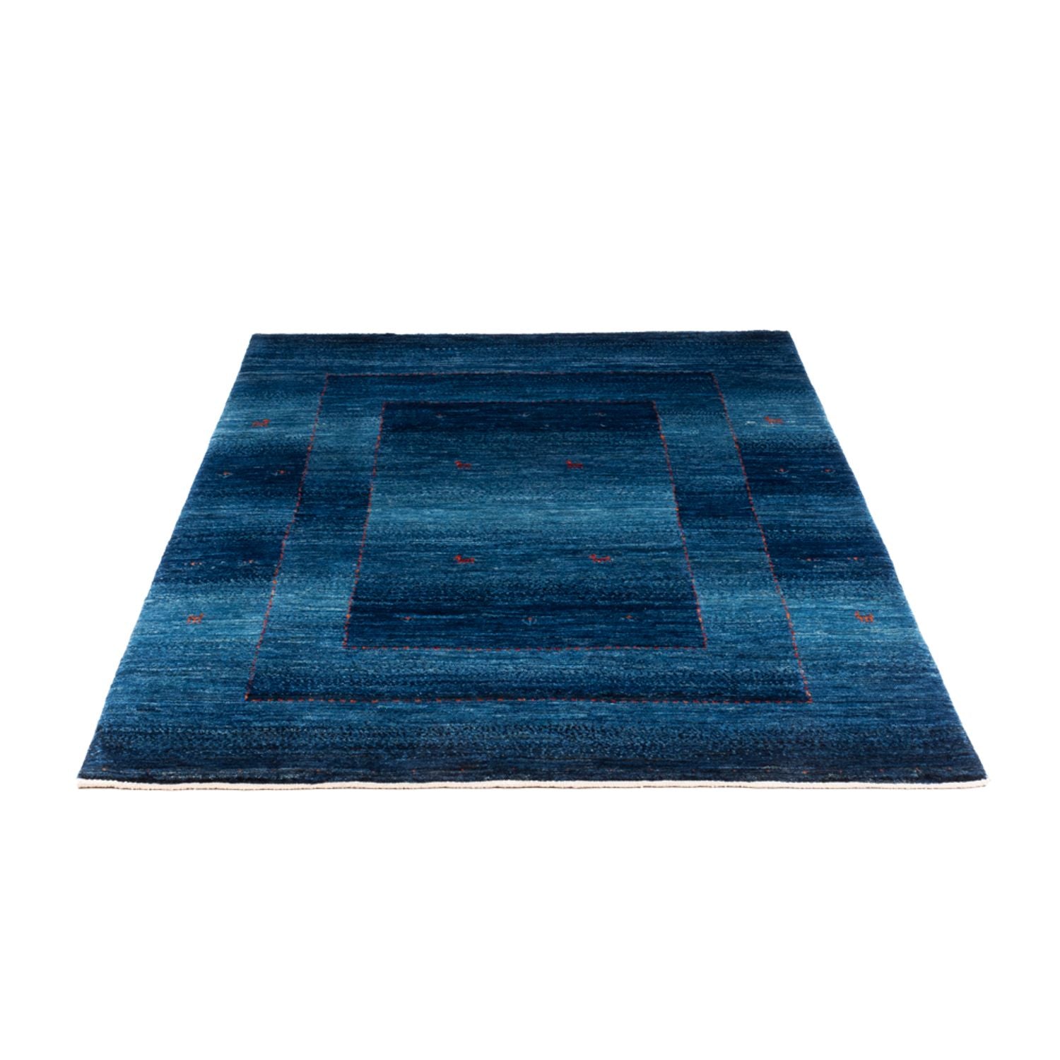 Tapis Gabbeh - Loribaft Persan - 181 x 128 cm - bleu