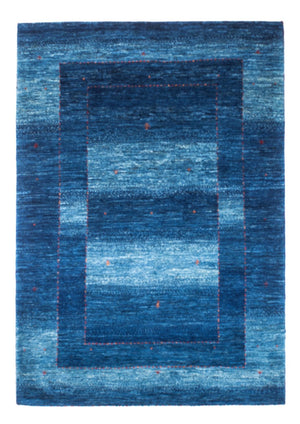 Tapis Gabbeh - Loribaft Persan - 145 x 101 cm - bleu