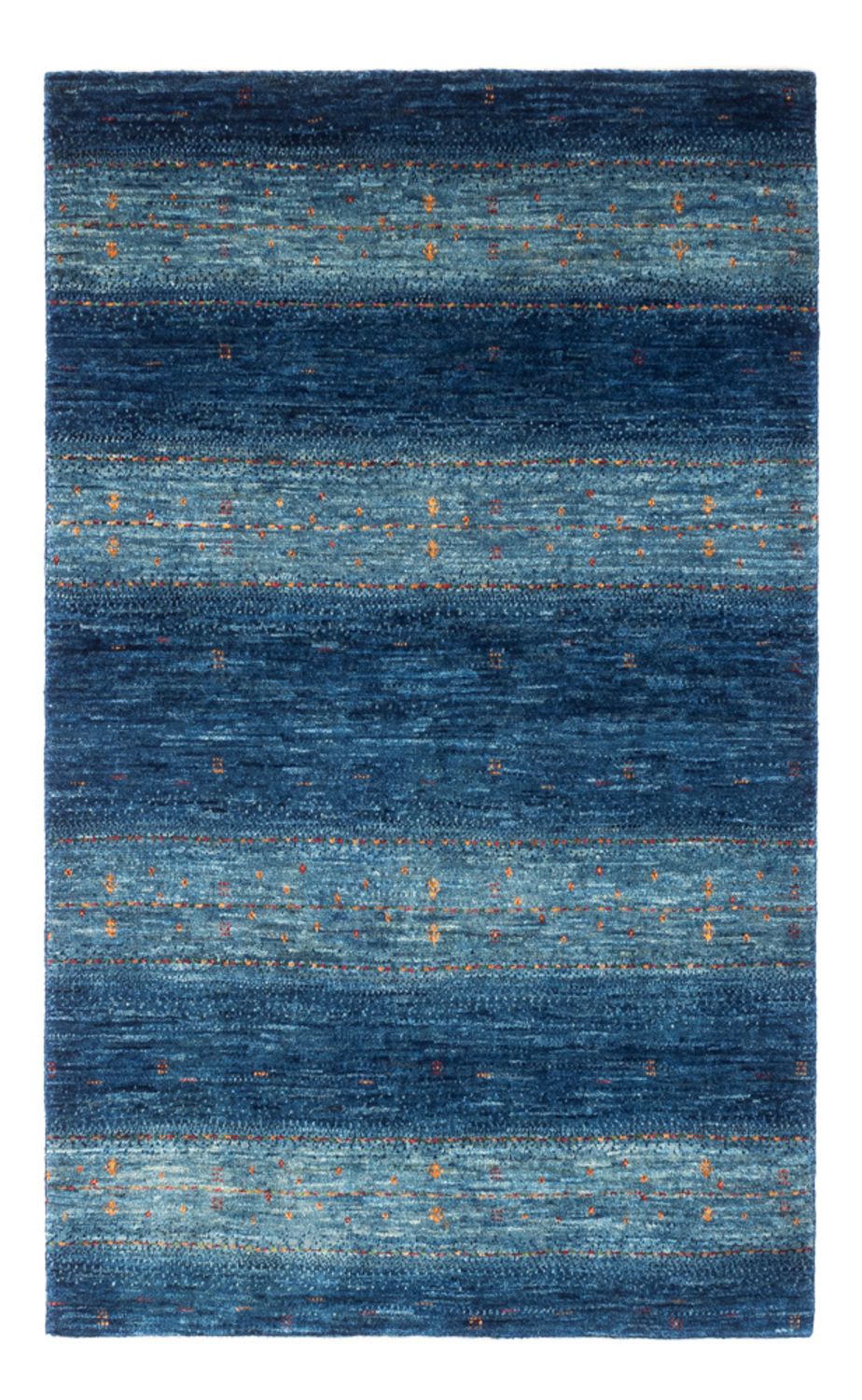 Tapis Gabbeh - Loribaft Persan - 135 x 82 cm - bleu