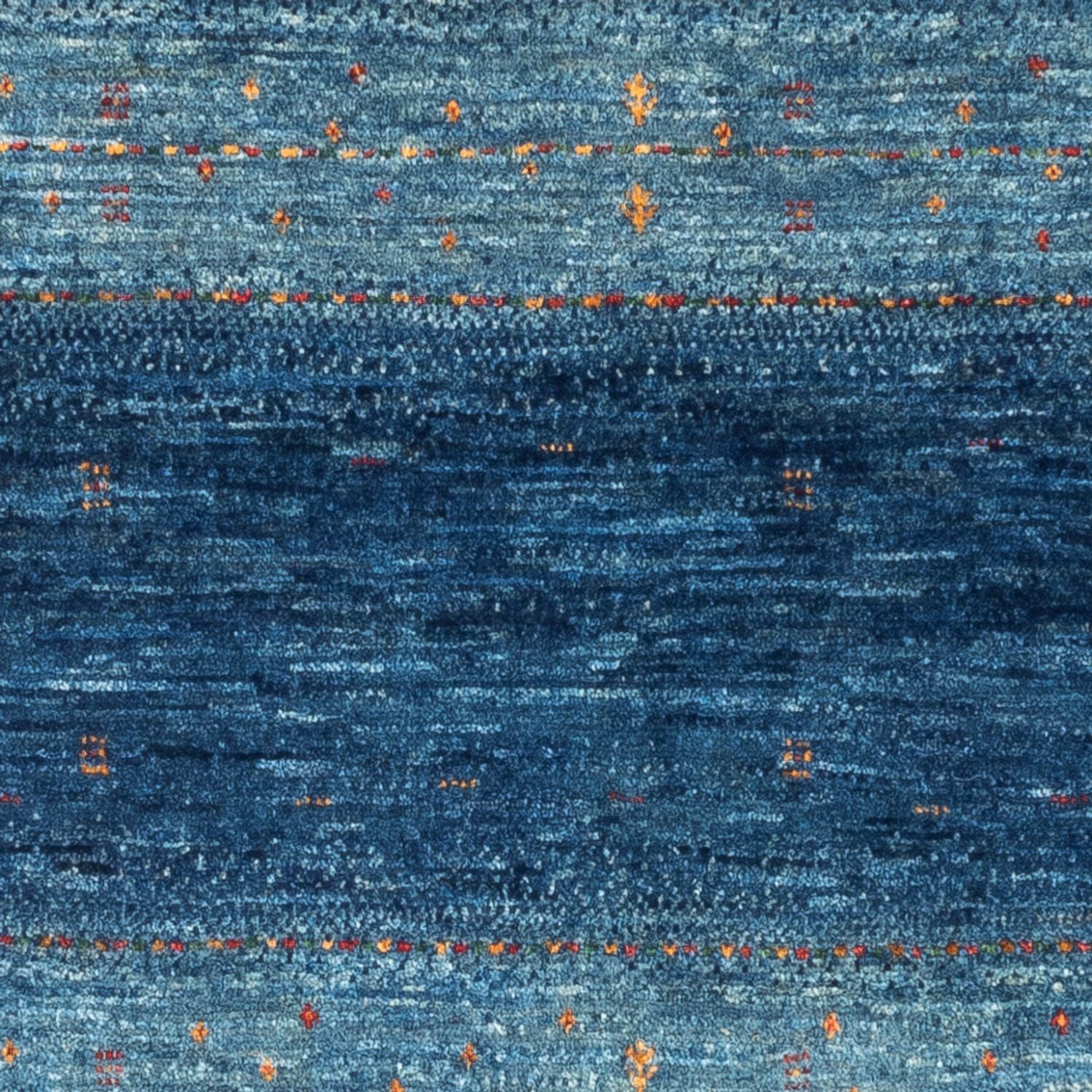 Tapis Gabbeh - Loribaft Persan - 135 x 82 cm - bleu