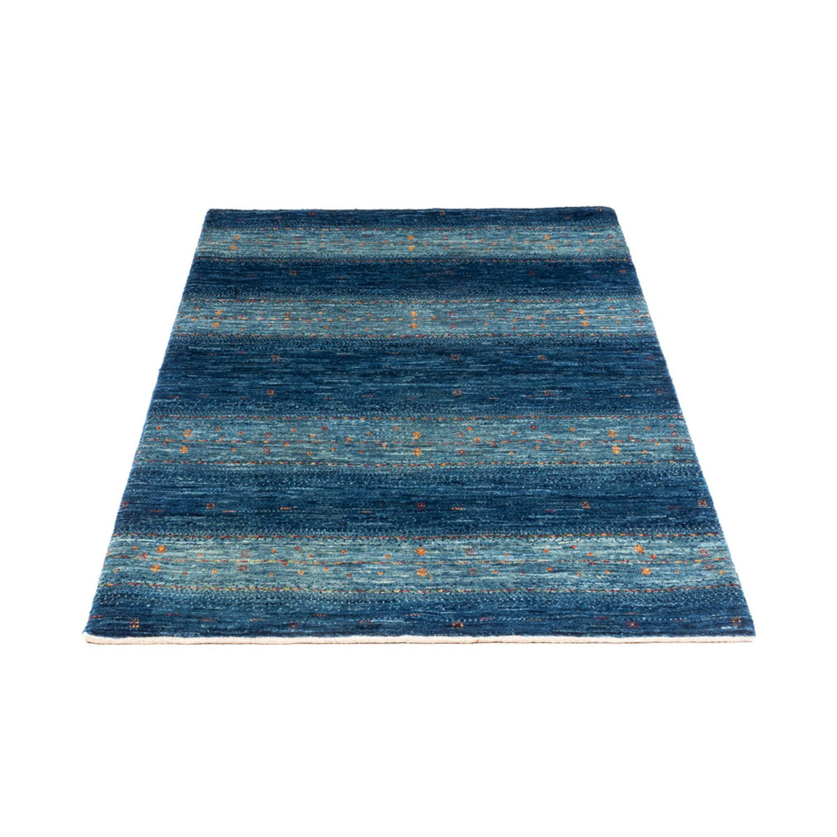 Tapis Gabbeh - Loribaft Persan - 135 x 82 cm - bleu