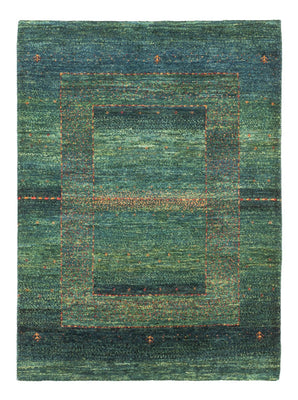 Tapis Gabbeh - Loribaft Persan - 111 x 83 cm - vert