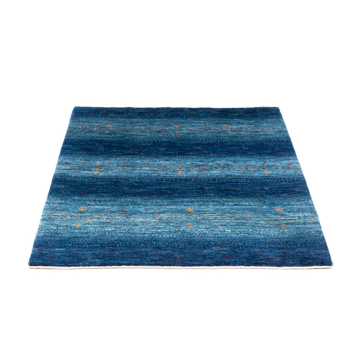 Tapis Gabbeh - Loribaft Persan - 116 x 92 cm - bleu