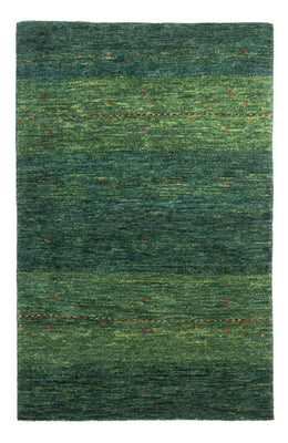 Tapis Gabbeh - Loribaft Persan - 125 x 81 cm - vert