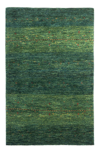 Tapis Gabbeh - Loribaft Persan - 125 x 81 cm - vert