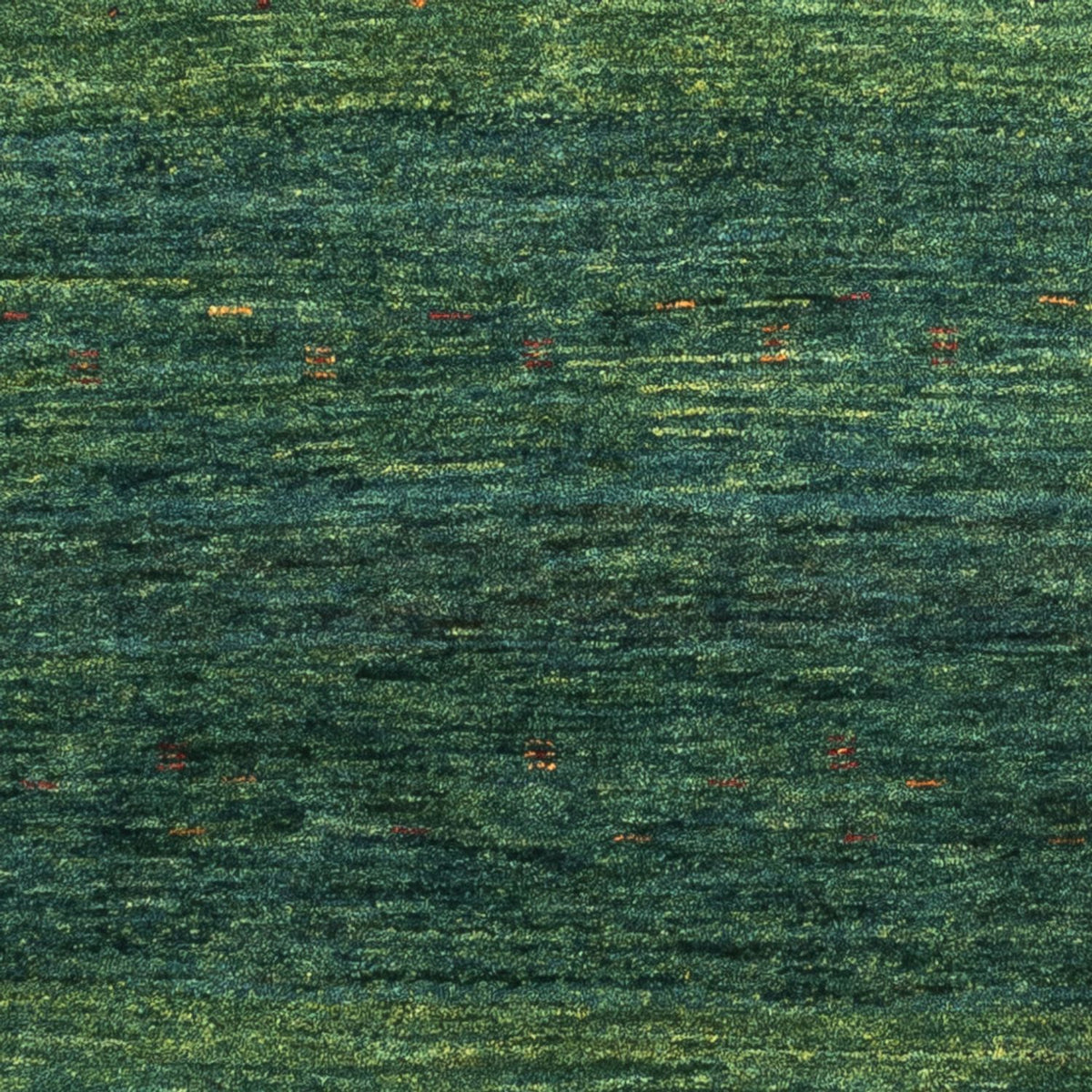 Tapis Gabbeh - Loribaft Persan - 125 x 81 cm - vert