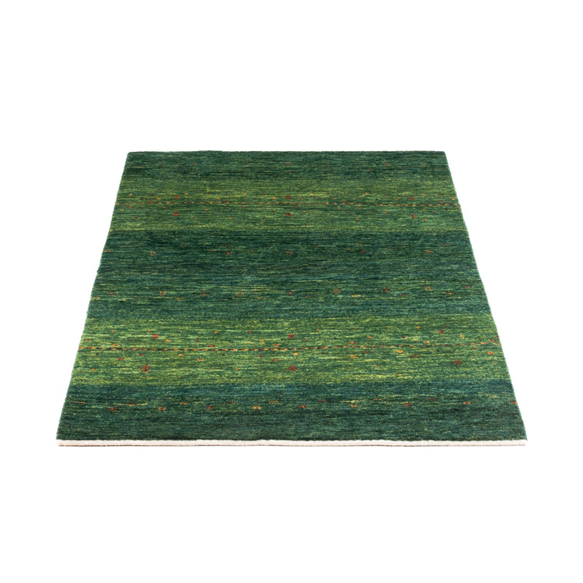 Tapis Gabbeh - Loribaft Persan - 125 x 81 cm - vert