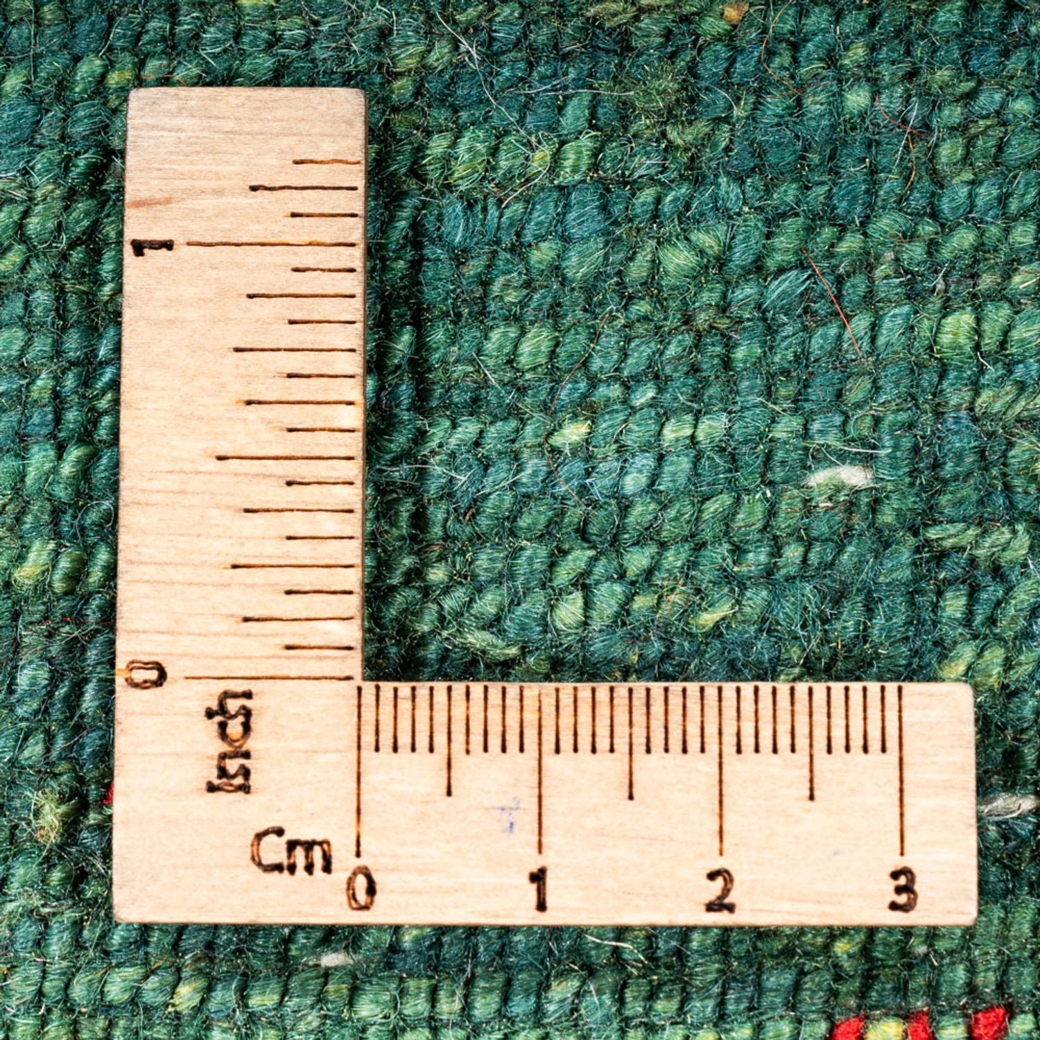 Tapis Gabbeh - Loribaft Persan - 125 x 81 cm - vert