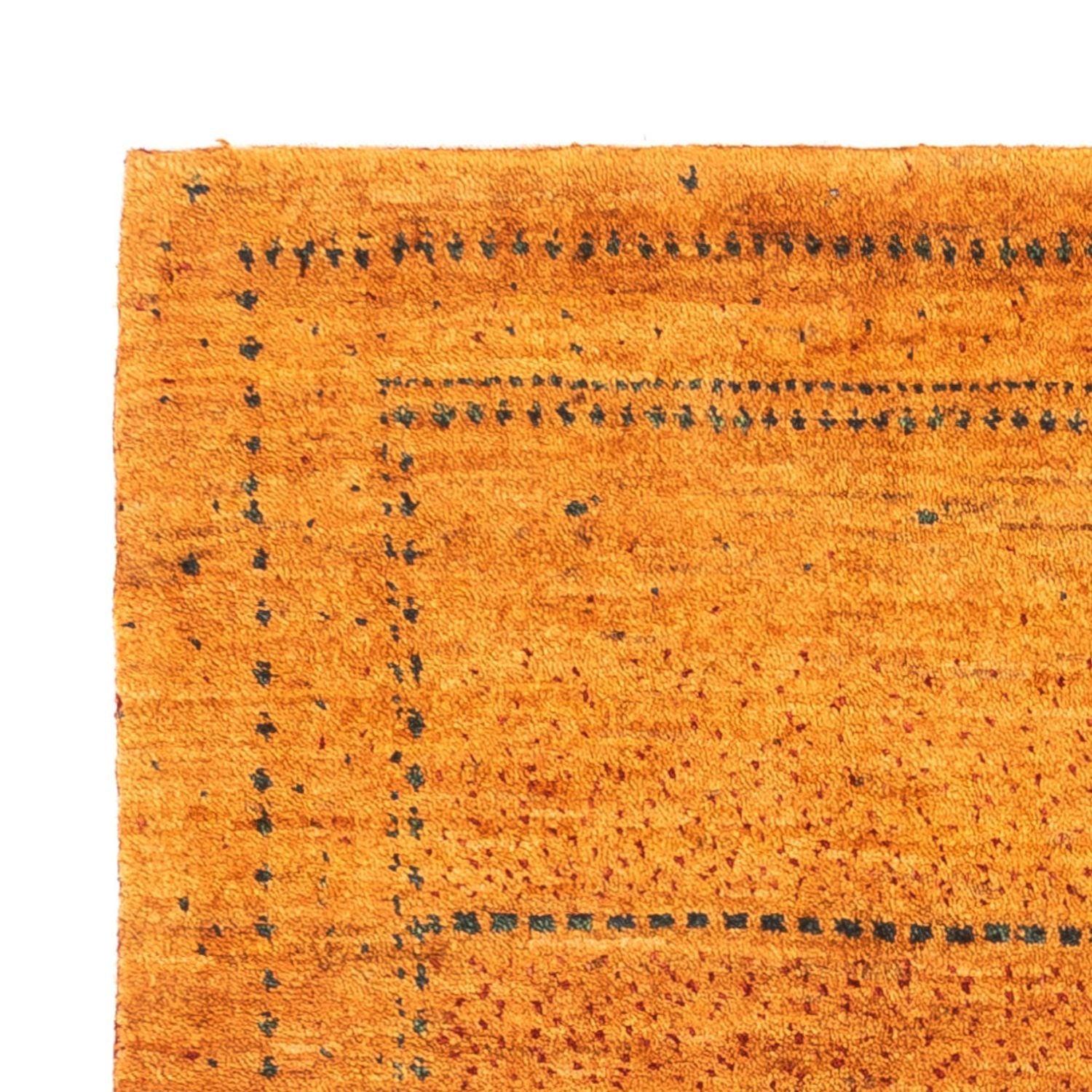 Tapis Gabbeh - Loribaft Persan - 98 x 81 cm - or