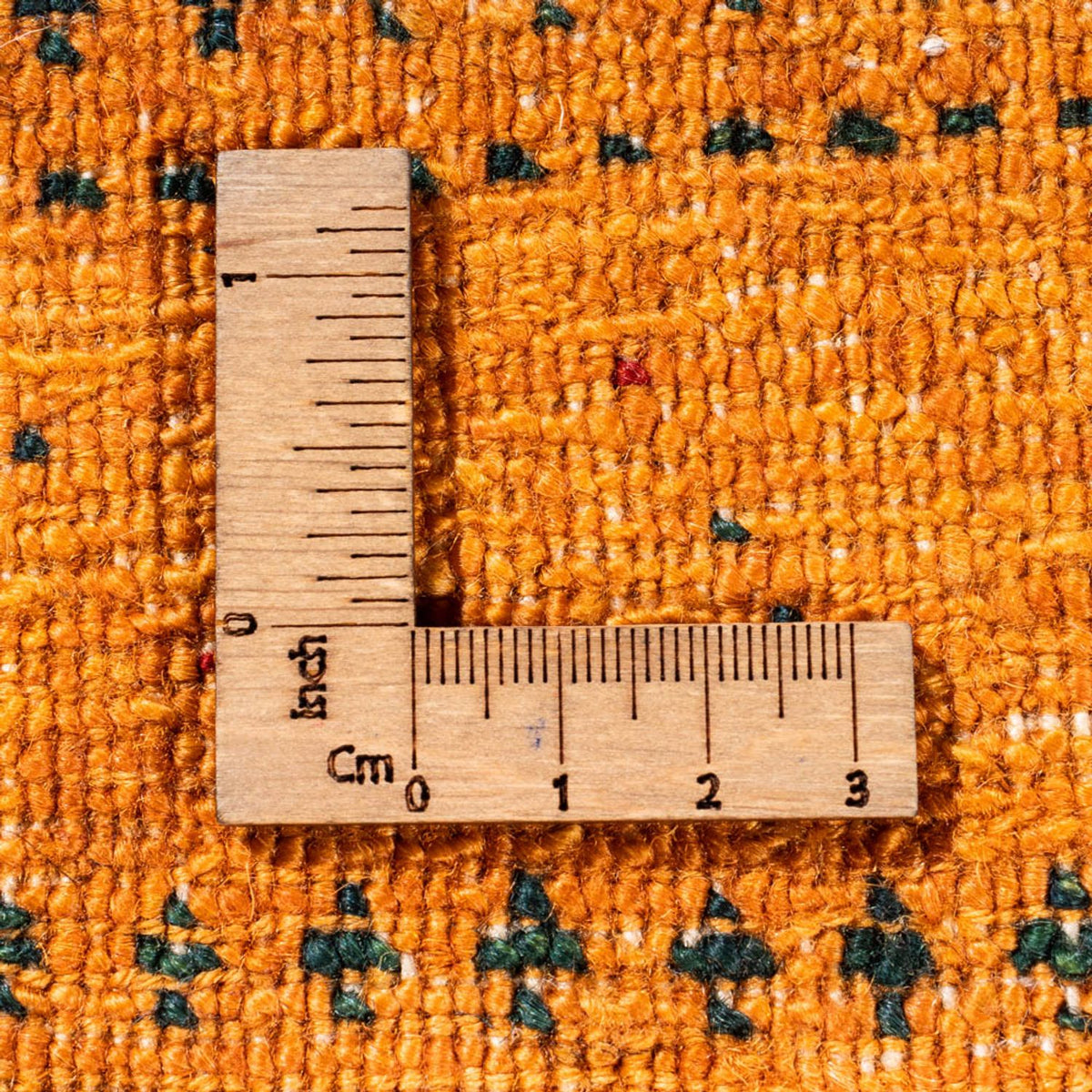 Tapis Gabbeh - Loribaft Persan - 98 x 81 cm - or