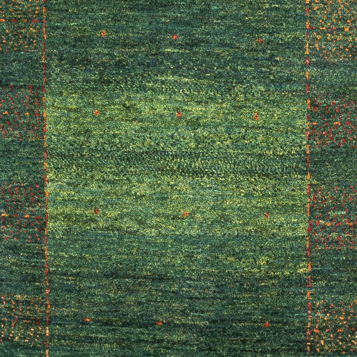 Tapis Gabbeh - Loribaft Persan - 118 x 82 cm - vert