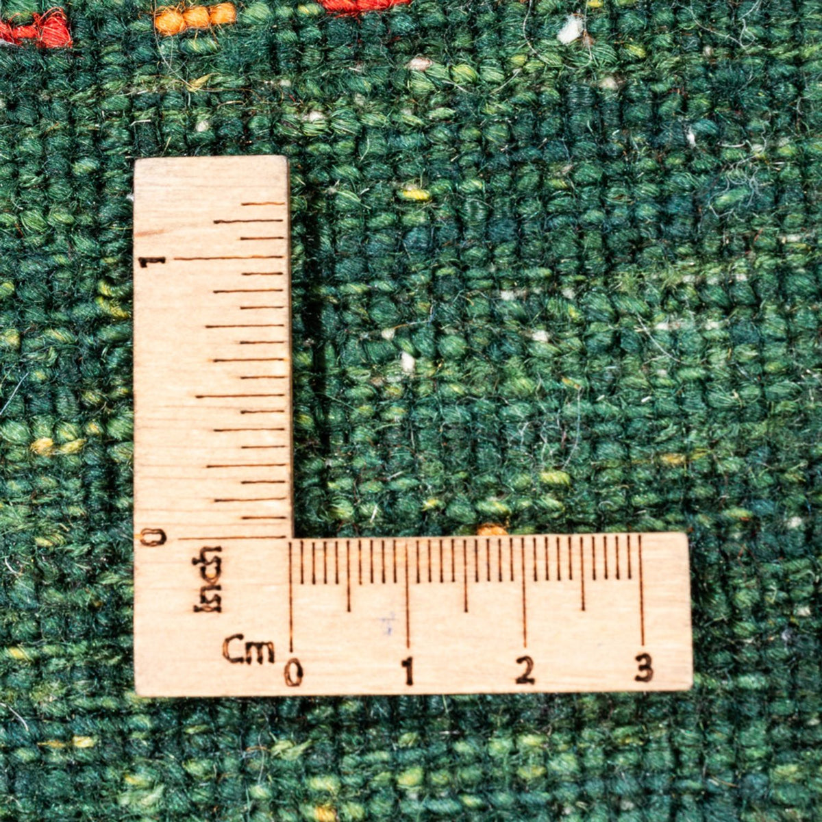 Tapis Gabbeh - Loribaft Persan - 118 x 82 cm - vert