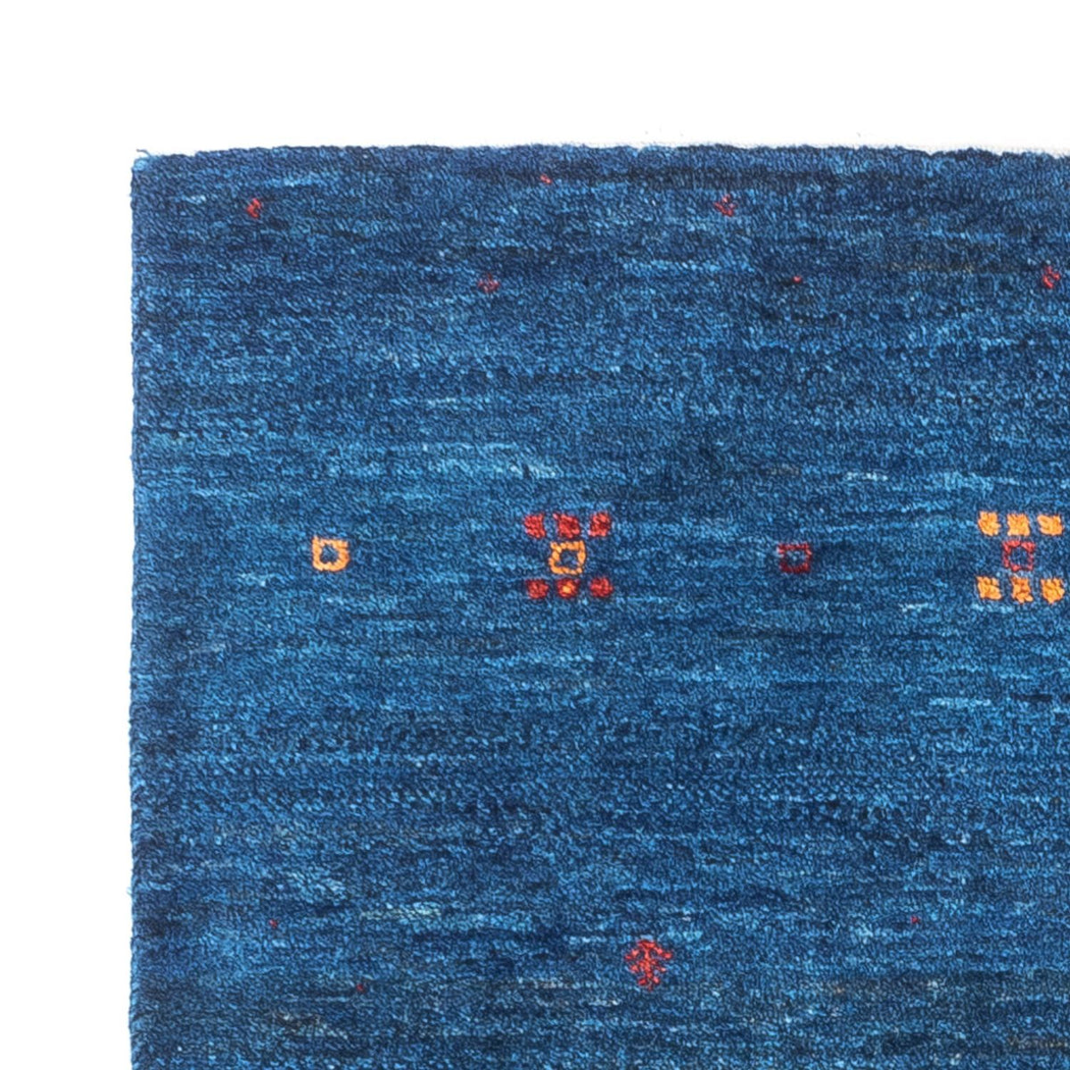 Tapis Gabbeh - Loribaft Persan - 110 x 80 cm - bleu