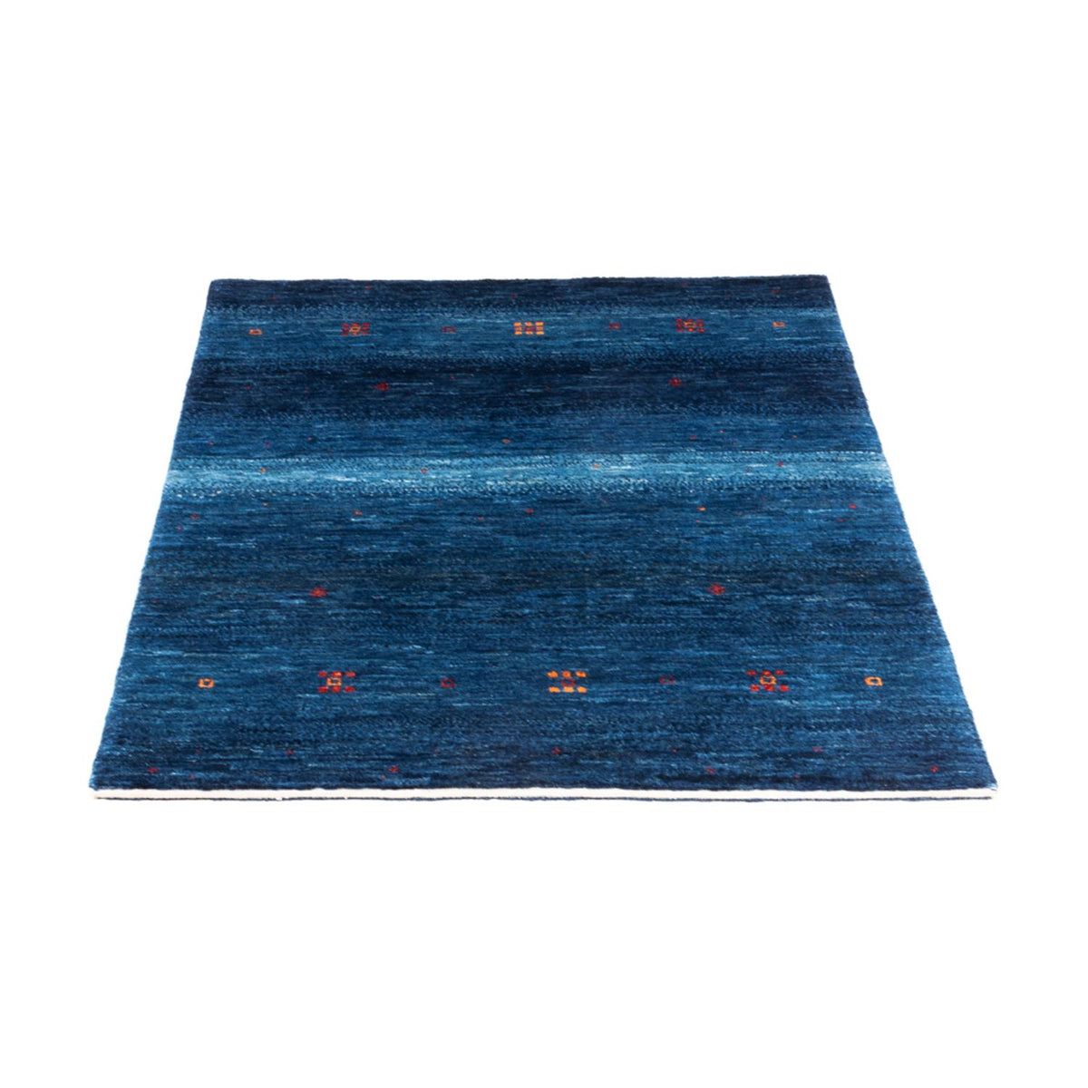 Tapis Gabbeh - Loribaft Persan - 110 x 80 cm - bleu