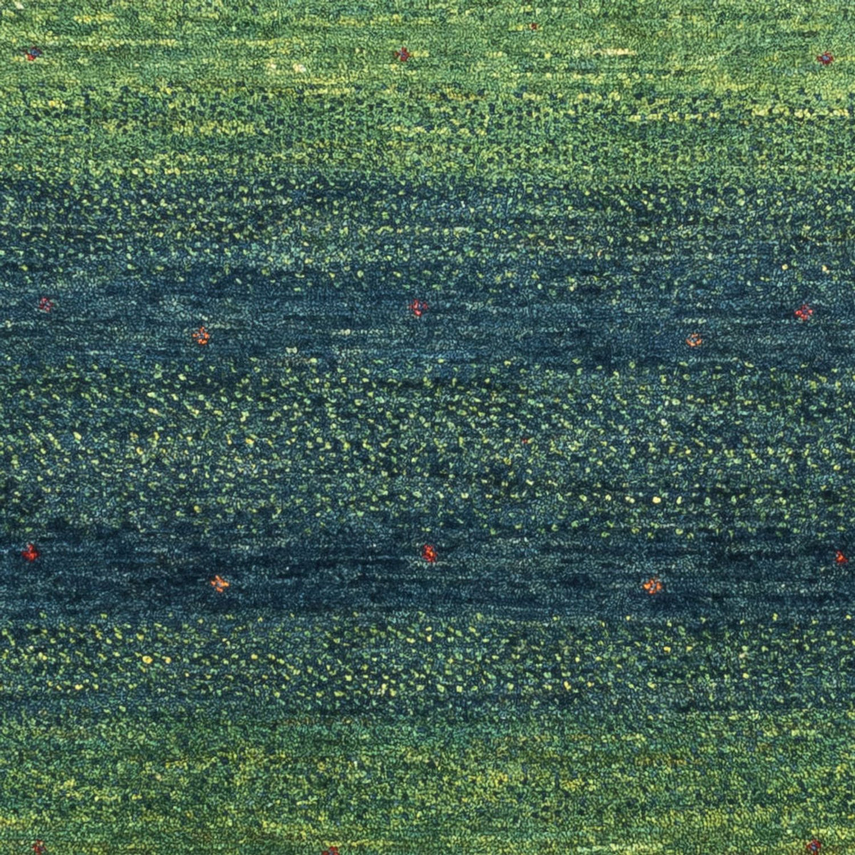 Tapis Gabbeh - Loribaft Persan - 123 x 85 cm - vert